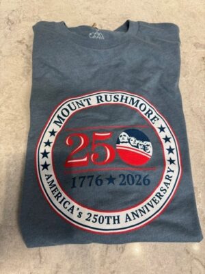Inaugural Mount Rushmore T-Shirt (Slate Blue)