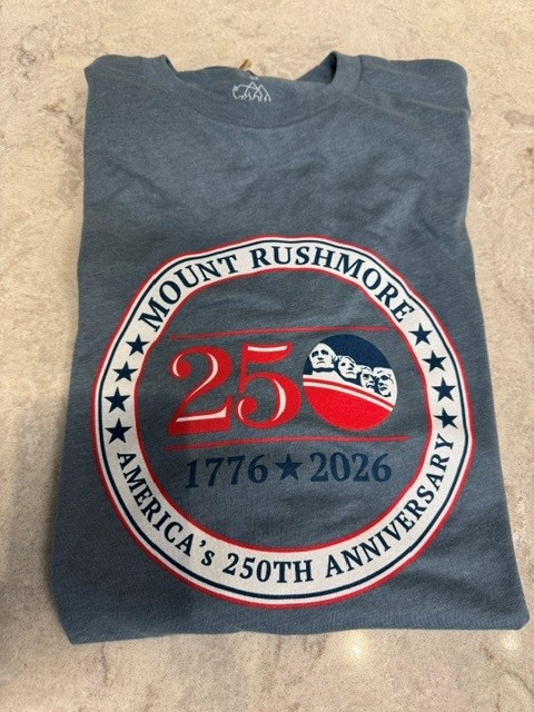 Inaugural Mount Rushmore T-Shirt (Slate Blue)